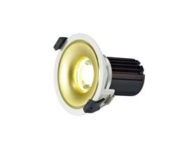 DM201041  Bolor 10 Tridonic Powered 10W 4000K 810lm 36° CRI>90 LED Engine White/Gold Fixed Recessed Spotlight, IP20